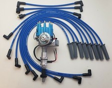 Ford 351c 400 429 460 Small Cap Hei Distributor Blue 8.5mm Spark Plug Wires Us