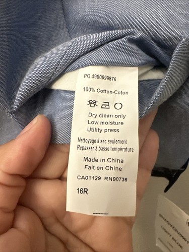 NWT Lauren Ralph Lauren Boys Size 16 R Light Blue Chambray Cotton Vest - Picture 7 of 12