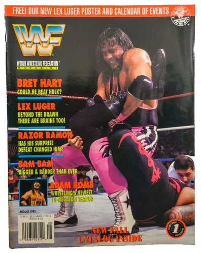 Bret Hart Men Wrestling Publications