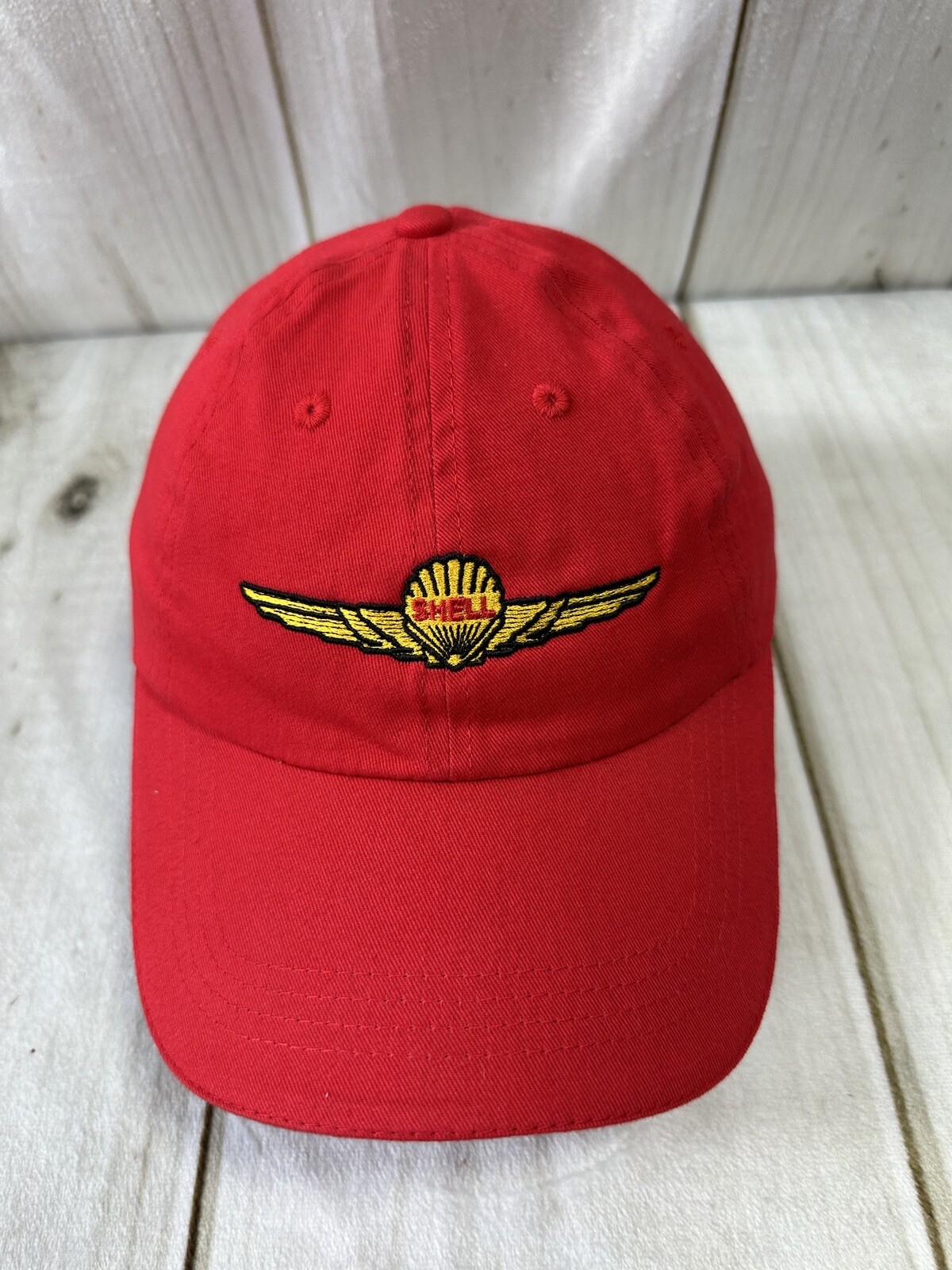 SHELL AeroShell Shell Wing Logo Hat Yellow Red Co… - image 7