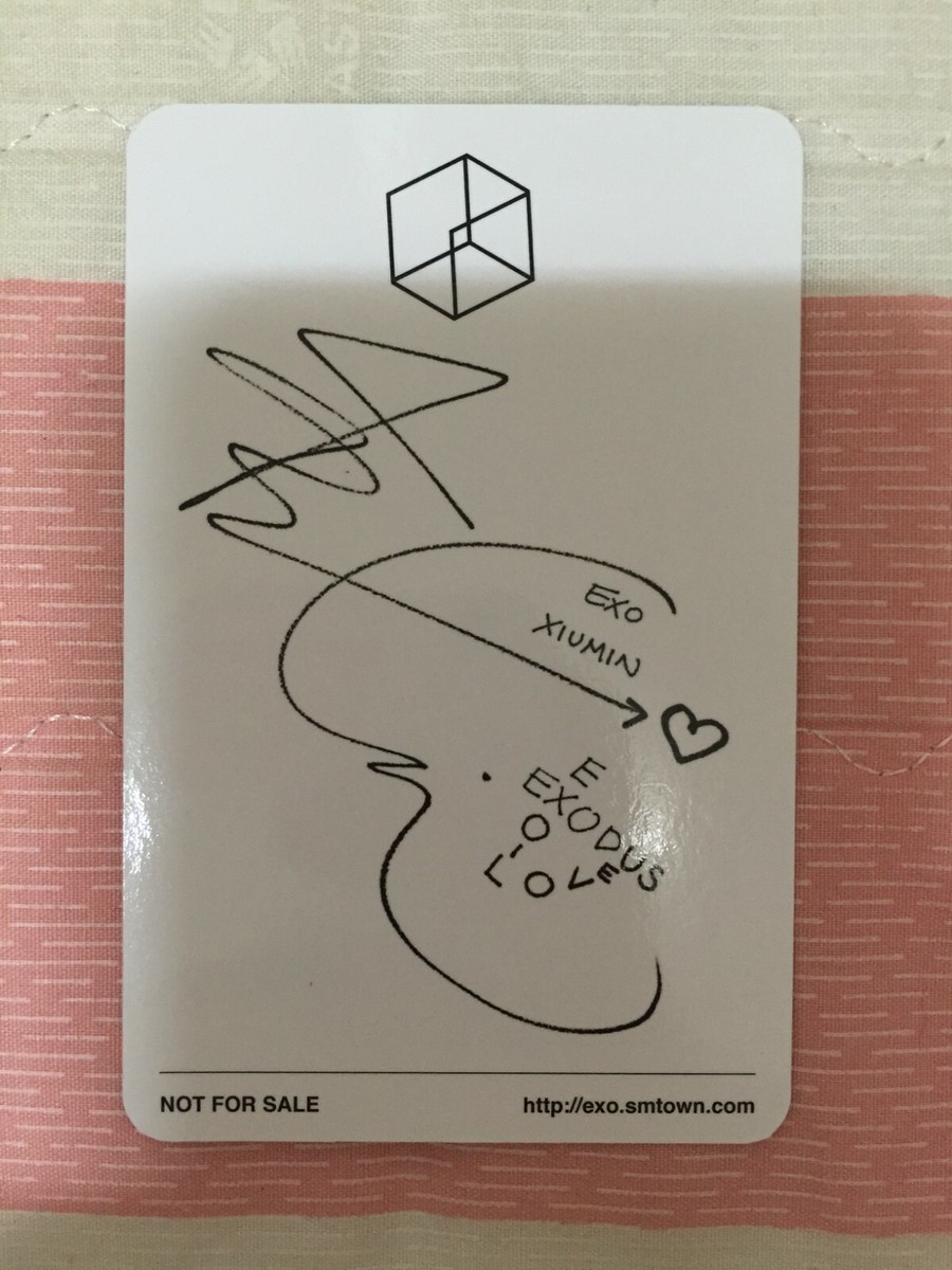 EXO 2nd Album EXODUS Call Me Baby Korean Ver. Xiumin Photo Card K