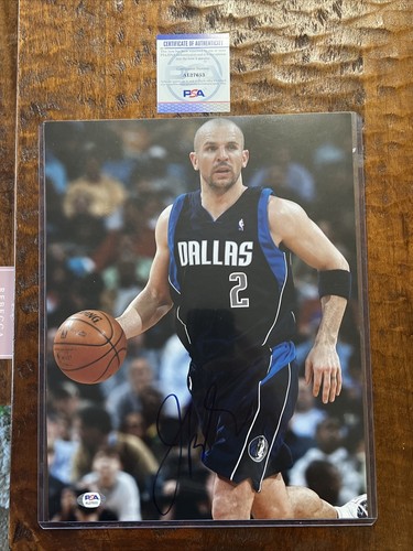 Jason Kidd Signed 11x14 Photo PSA DNA Coa Autographed Dallas Mavericks - Picture 5 of 5