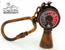 Antique Vintage Solid Brass Telegram key Chain Ring Nautical New Handmade Style