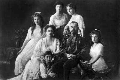 Zar Nikolaus Ii von Russland mit seiner Frau Alexandra 4x6 Foto