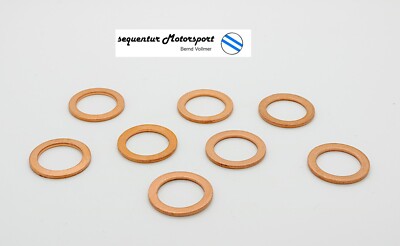 Kupferdichtring DIN 7603 A Ölablassschraube M 14 x 20 x 1,5 - 10 Stück (VW Audi)