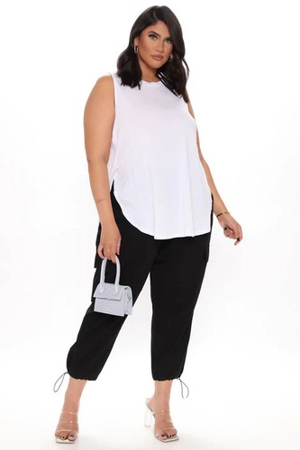 Fashion Nova  Tank Top, Fashion Nova Laid Back Tank Top, Women's Relaxed Fit Top