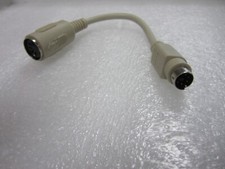 6" DIN5 AT Female to Mini DIN6 MDIN6 PS/2 Male Keyboard Adapter Converter PC Mac