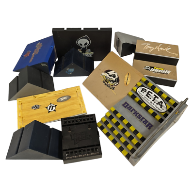 Rare! Vtg Tech Deck Tony Hawk Fingerboard Skate Park LOT Ramps, Rails,  Stairs