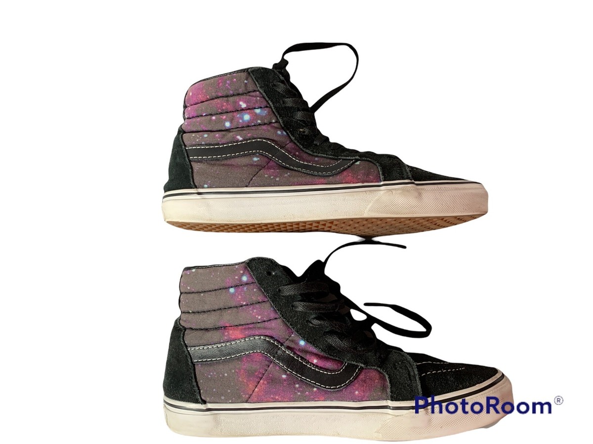 Vans Sk8-Hi Galaxy Space Print Black Purple Sneakers Men 10.5 Women 12 KPop Demon Hunters x Vans Big Kids Sk8-Hi Shoe in Kpop Demon  main image 2