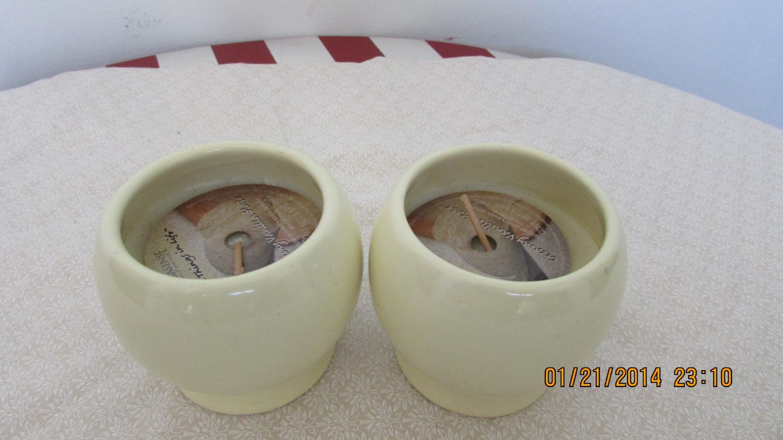 2PC. Florasense Creamy Vanilla Glazed Candles 1475 eBay