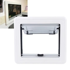 450*500mm RV Caravan Hinged Push Out Window Top-Hung Camper Skylight Hatch Vents