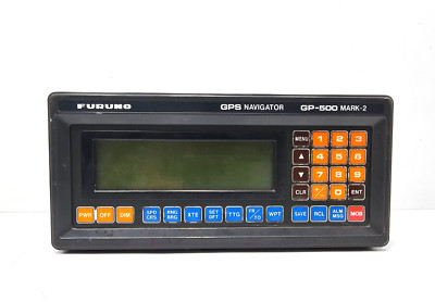 FURUNO GP-500 MARK-2 GPS NAVIGATOR DISPLAY UNIT - USED TESTED WORKING