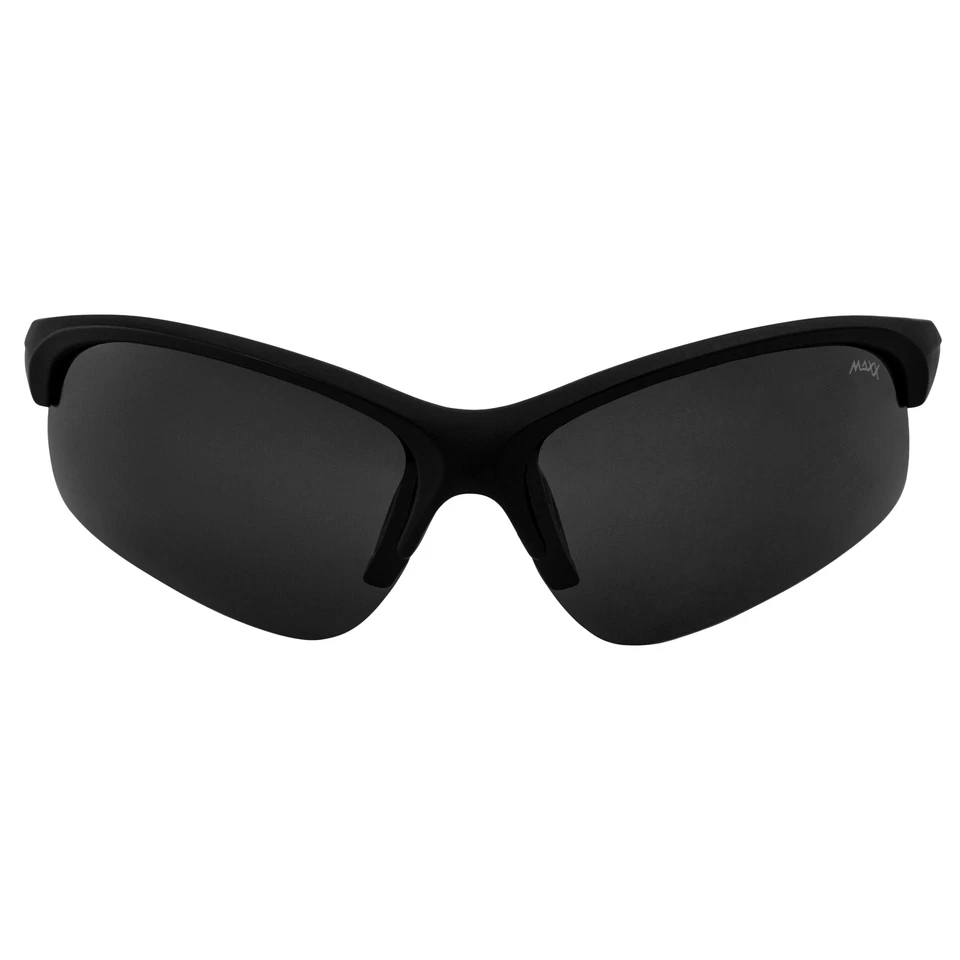 Gafas de sol deportivas Maxx Domain para montar golf negras con lentes polarizadas de humo Foto 2 de 4