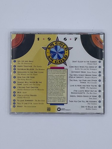 Various Artists AM Gold 1967 CD 1990 Time Life - Picture 3 of 3