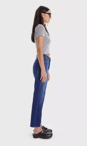 NWT $228 Blue Mother The Tomcat Snipped In The Bud Jeans 33 - Picture 4 of 4