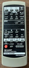 Sharp Remote Control AUDIO System RRMCG0219AWSA Tested Works Free Shipping 