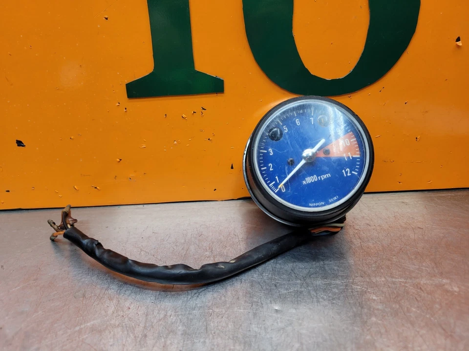74 Honda XL250 XL 250 1974 OEM velocímetro velocímetro medidor calibre 37240-329-771 Foto 2 de 4