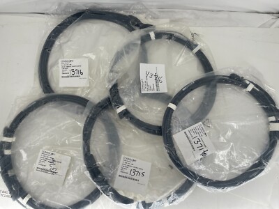 lot of 5 CommScope FJ-2SM-015-10m HELIAX FIBERFEED DISCRETE FIBER OPTICAL CABLE