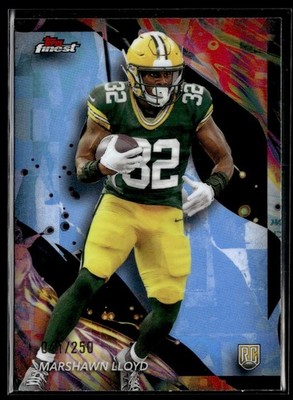 2024 Topps Finest MarShawn Lloyd RC /250 Green Bay Packers #171