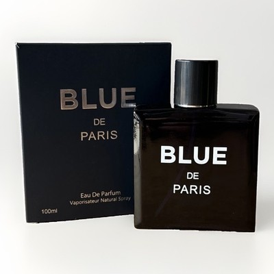Blue De Paris Men Cologne Eau De Parfum Long Lasting Natural Spray 100ml.