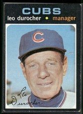 Leo Durocher 1971 Topps Baseball #609 - Chicago Cubs