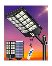 Gefolly SL-5200W Solar Street Lights Outdoor, 520000LM Commercial Parking Lot...