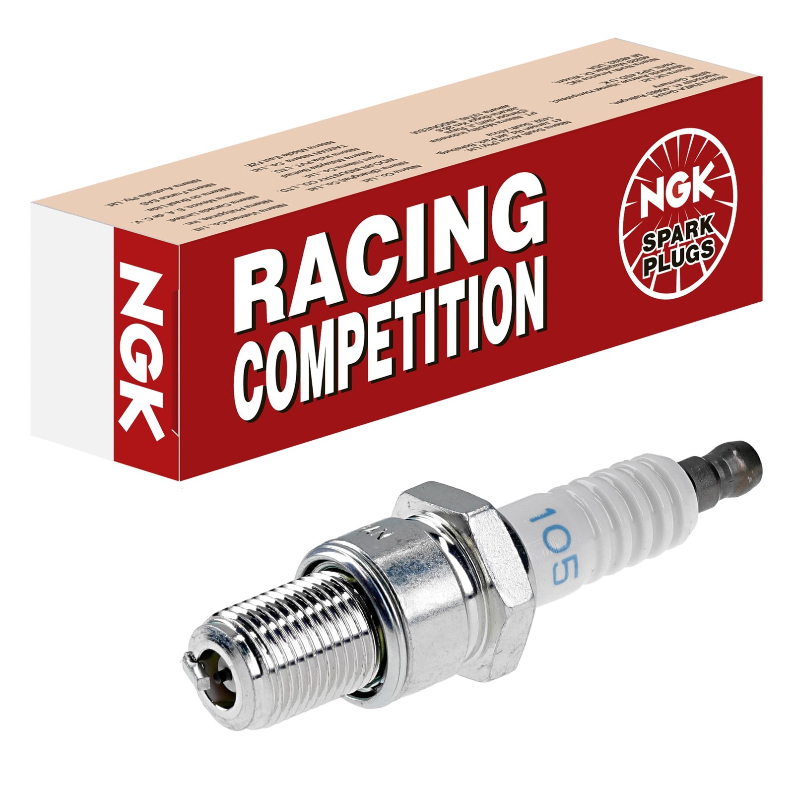 NGK 2741 R6252K105 Racing Spark Plug, Pack of 1