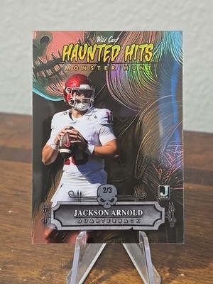 2024 JACKSON ARNOLD W.C. HAUNTED HITS BLUE PARALLEL WITCH #HHW-JA 2/3 AUBURN