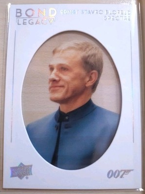 Christoph Waltz As Ernst Stavro Blofeld Bond Legacy - 2019 Upper Deck James Bond