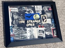 Creepy Halloween Collage Ooak Art Pinup Framed Wall Art