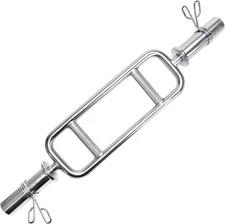 34" Olympic Solid Standard Threaded Triceps Bar Deadlift Barbell Weightlifting