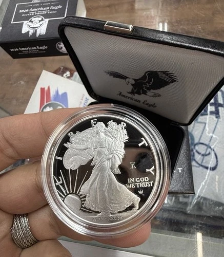 1776 - 2026 W Proof American Silver Eagle 1 oz OGP - 250th Anniversary Bell  #12