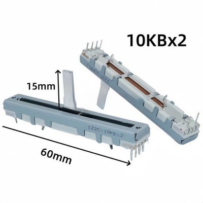 Straight Slide Pot 60mm 10K Ohm 6 Pin für APC40 MK2 DJ Konsole Ersatz