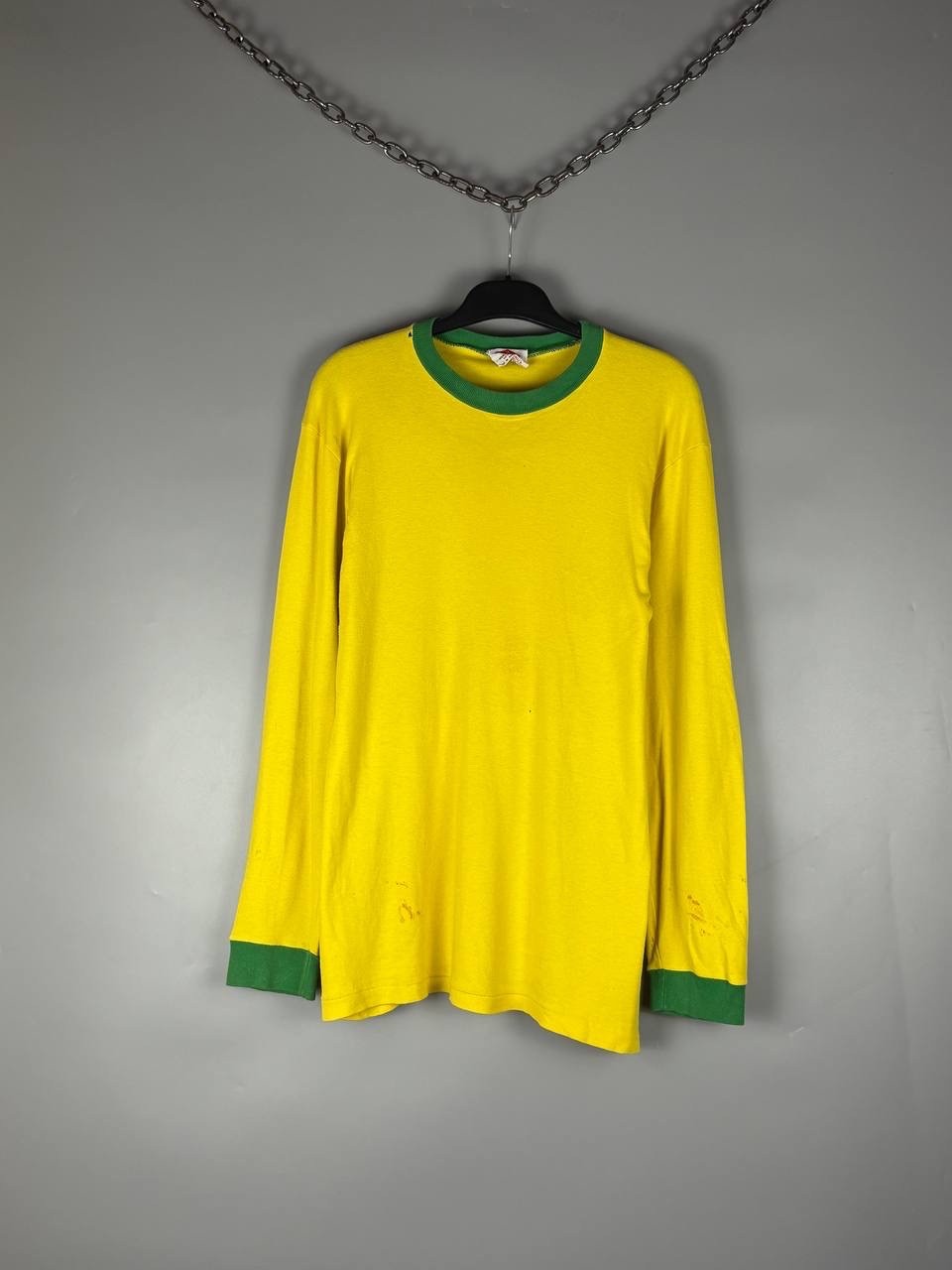 Vintage 70s Umbro Mexico World Cup 1970 Aztec Jersey Brazil Shirt Long Sleeve L