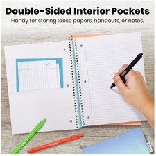 Spiral Notebook Set, 3-Pack - College Ruled, 150 Sheets