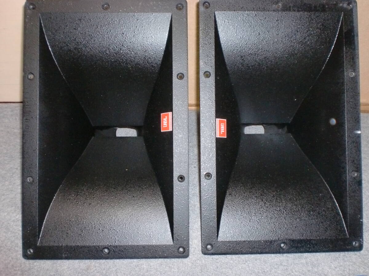 JBL 2380A Flat Front Bi-Radial Horn Pair Vintage Speaker Hor