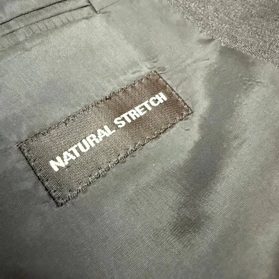 Hugo Boss Vintage Blazer Suit Jacket Sports Coat 40 R men's Charcoal 90s - Image 4 of 4