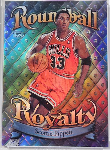 Scottie Pippen [Refractor] #R8 1998 Topps Roundball Royalty card