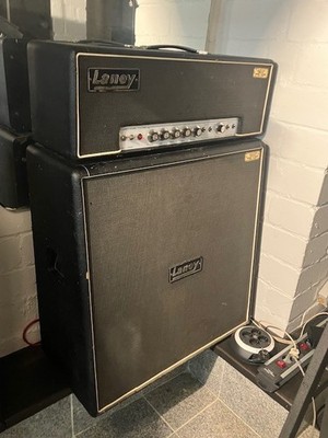 Vintage 70ger, Laney, 100 W Vollröhren Amp (Gitarren-Verstärker) mit Cabinet Box