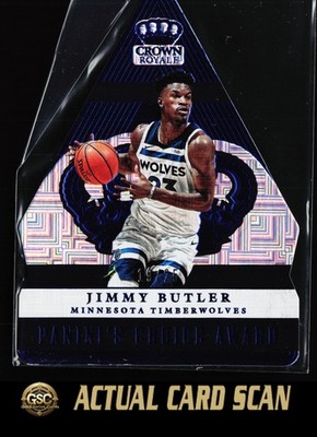 2017-18 Panini Crown Royale #PC-15 Jimmy Butler Panini's Choice Blue #/25