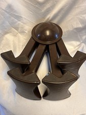 Kaboost Portable Toddler Booster Seat Brown Adjustable Chair Lift 2 Heights