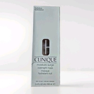 38A Clinique Moisture Surge Oil Free Overnight Hydration Face Mask 3.4oz NEW