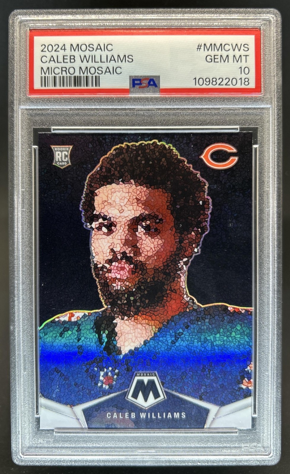 Caleb Williams Panini Mosaic Micro Mosaic #MMCWS Base