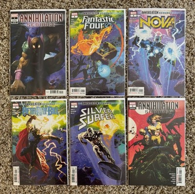 Annihilation Scourge Complete Alpha FF NOVA Beta Ray Bill Silver Silver OMEGA