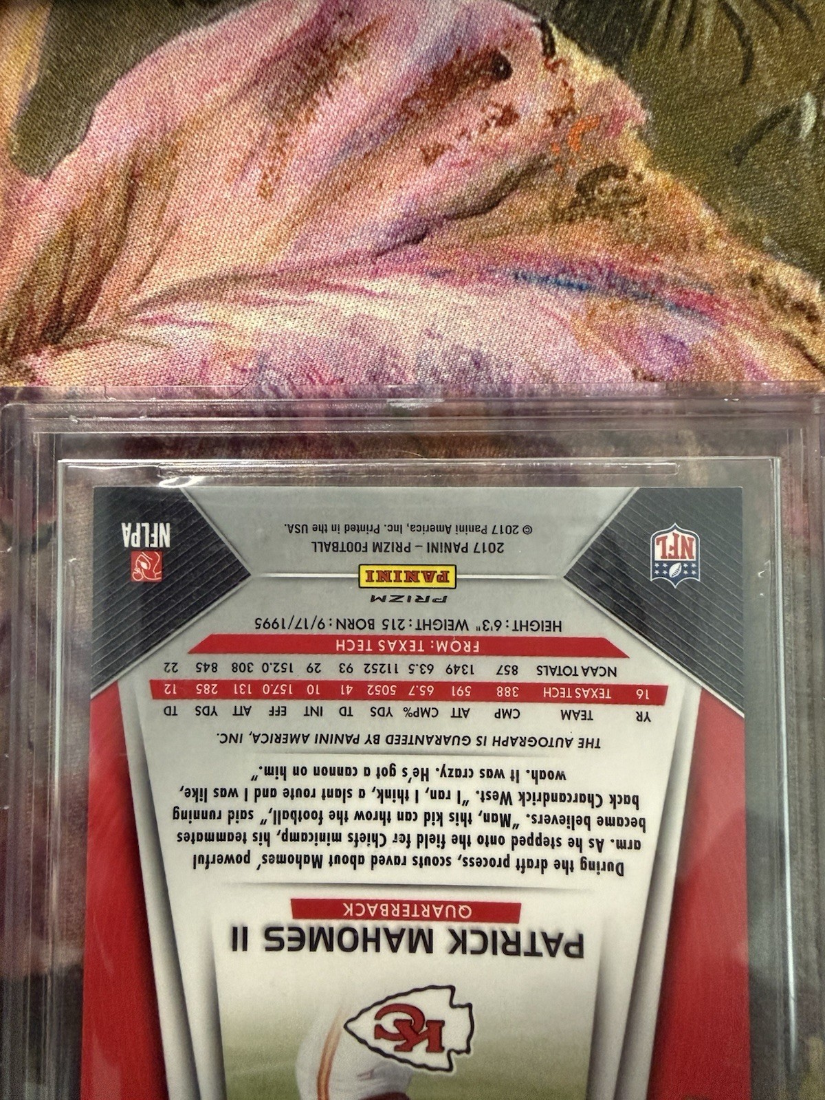 2017 Panini Green Scope Prizm Patrick Mahomes II RC  /99 BGS 9.5 w/ 10 AUTO view 6