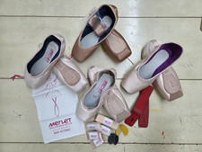 Reduced Must Sell Merlet Ballet Pointe Toe Shoes