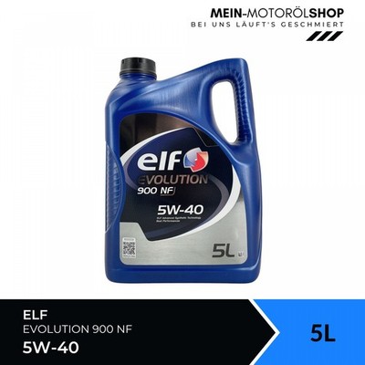 Elf Evolution 900 NF 5W-40 Mercedes MB 229.3 VW 502 00 505 00 Motoröl 5 Liter