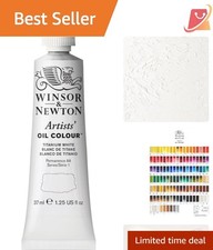 Oil Color Paint Titanium White 37ml Artist Pigmented Indoor Outdoor