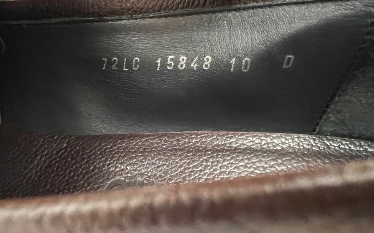 $950 Salvatore Ferragamo Mens PINOT Brown Leather Shoes Silver Bit Loafers 10 D Men main image 4