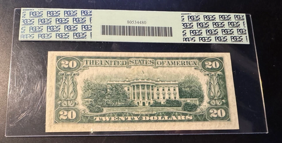 FR. 2059 D* $20 1950 Federal Reserve Note Cleveland D-* 64 PPQ - Image 2 of 2